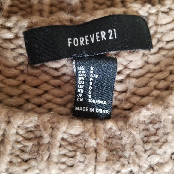 Forever 21 Tan Crew Neck Sweater - Picture 7 of 7